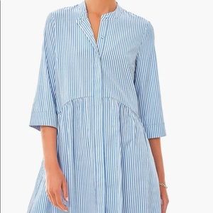 Tuckernuck Blue Stripe Royal Shirt Dress